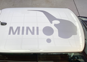 MINI Designer's choice logo on the roof / ミニ デザイナーズチョイス ロゴマークをルーフへ 7