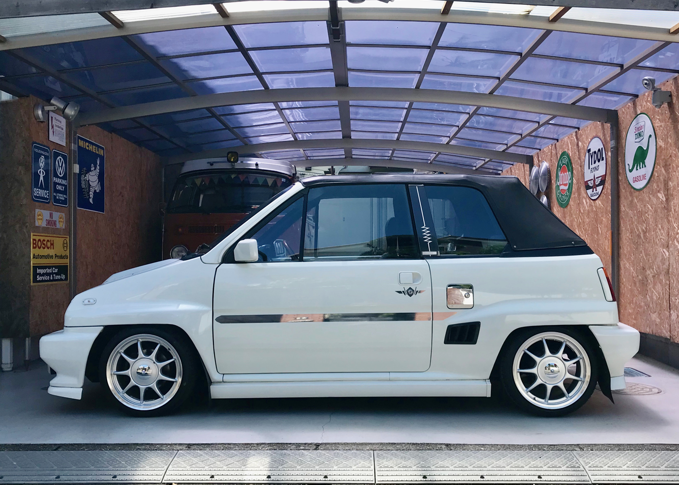 車高調整式サスペンション / ホンダ シティ カブリオレ ターボ