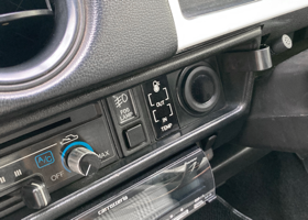 An In/Out thermometer panel and the fog lamp switch panel 09
