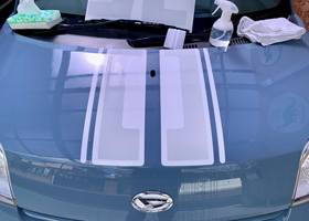Reflective seals on the roof & bonnet 05
