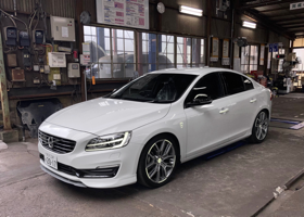 ボルボ S60 D4 ダイナミックエディション : 車高調整式サスペンションへ交換 20