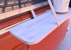 Detachable shelf for the slide door 09