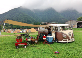 Camping at the foot of Mount Fuji 04