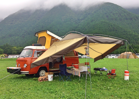 Camping at the foot of Mount Fuji 05