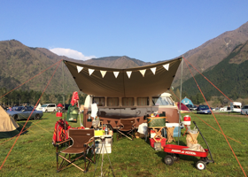 Camping at the foot of Mount Fuji 07