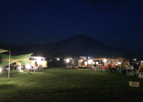 Camping at the foot of Mount Fuji 08