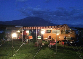 Camping at the foot of Mount Fuji 16