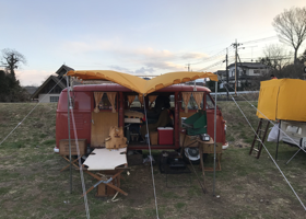 キャンプ in 学校橋河原 14