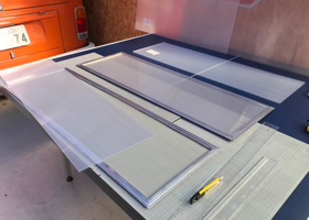 Insulation board for window glass 01