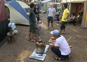 キャンプ in 大平山 15