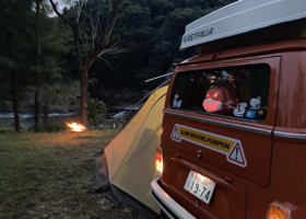 Camp in Tomoegawa Auto Camp Field 06