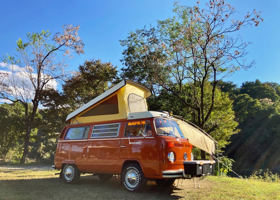 VW タイプ２ レイトバス ウエストファリア : キャンプ in 巴川オートキャンプ場 12