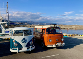 VW タイプ2 レイトバス ウエストファリア キャンパー : 熱海へ車中泊旅行 11