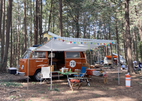 VW TYPE2 LATEBAY BUS WESTFALIA CAMPER : Camp in Wild Village 19