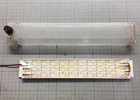 Fluorescent light to Dimmable LED process 3