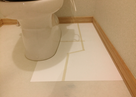 Bath-room floor renewal process 2