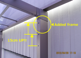 Lift up the carport roof process 6