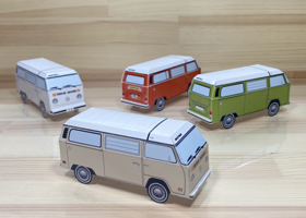 VolksWagen Type II Late Late BUS Color variations / VW タイプ2 レイトレイト バス 色展開