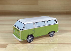 VolksWagen Type II Late Late BUS Sage Green & White front / VW タイプ2 レイトレイト バス セージ グリーン & ホワイト フロント