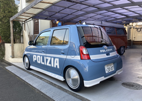 ESSE Italian police car specification rear