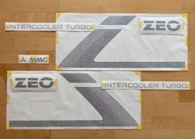 MITSUBISHI Minica ECONO ZEO decals /三菱ミニカ エコノ ZEO のすべてのデカールを作成 6