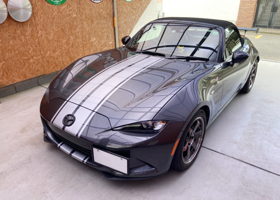 Racing stripe on to the ND Roadster / レーシングストライプを ND ロードスターへ 5