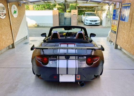 Racing stripe on to the ND Roadster / レーシングストライプを ND ロードスターへ 7